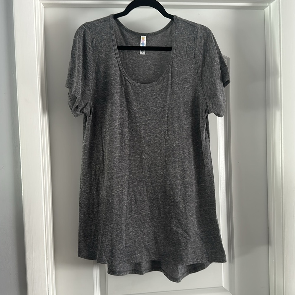 Lularoe heather gray tee XL women’s